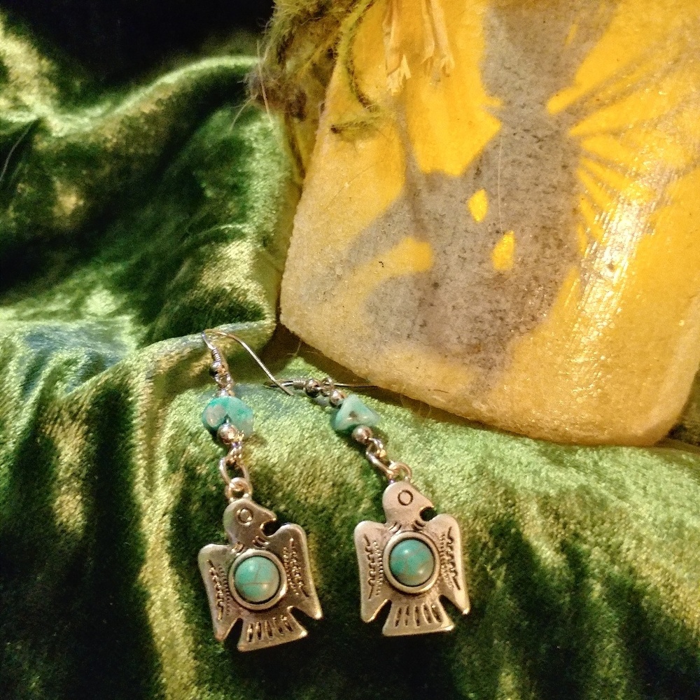 Thunderbird earrings
